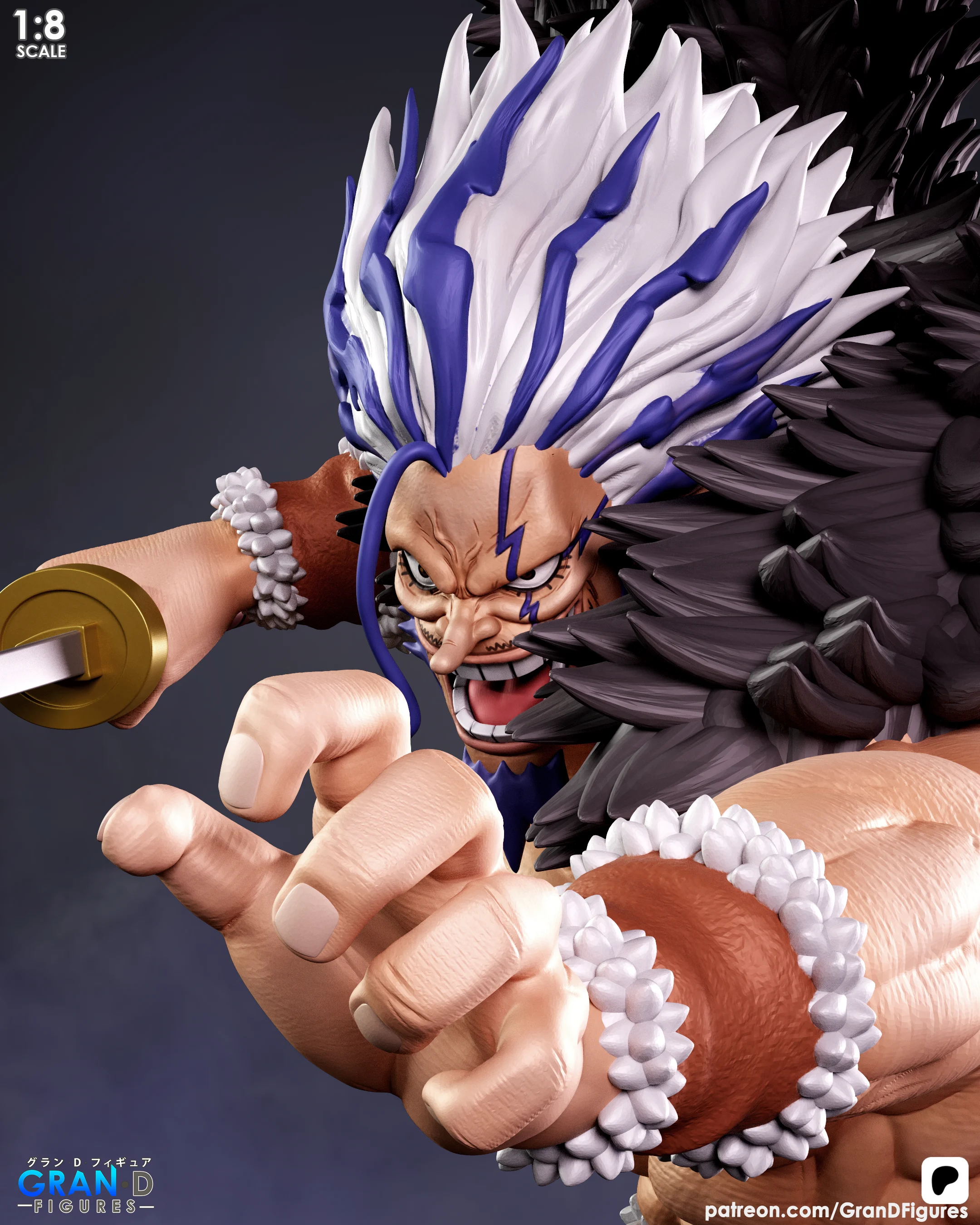 《海贼王》“金狮子”史基（Shiki the Golden Lion）