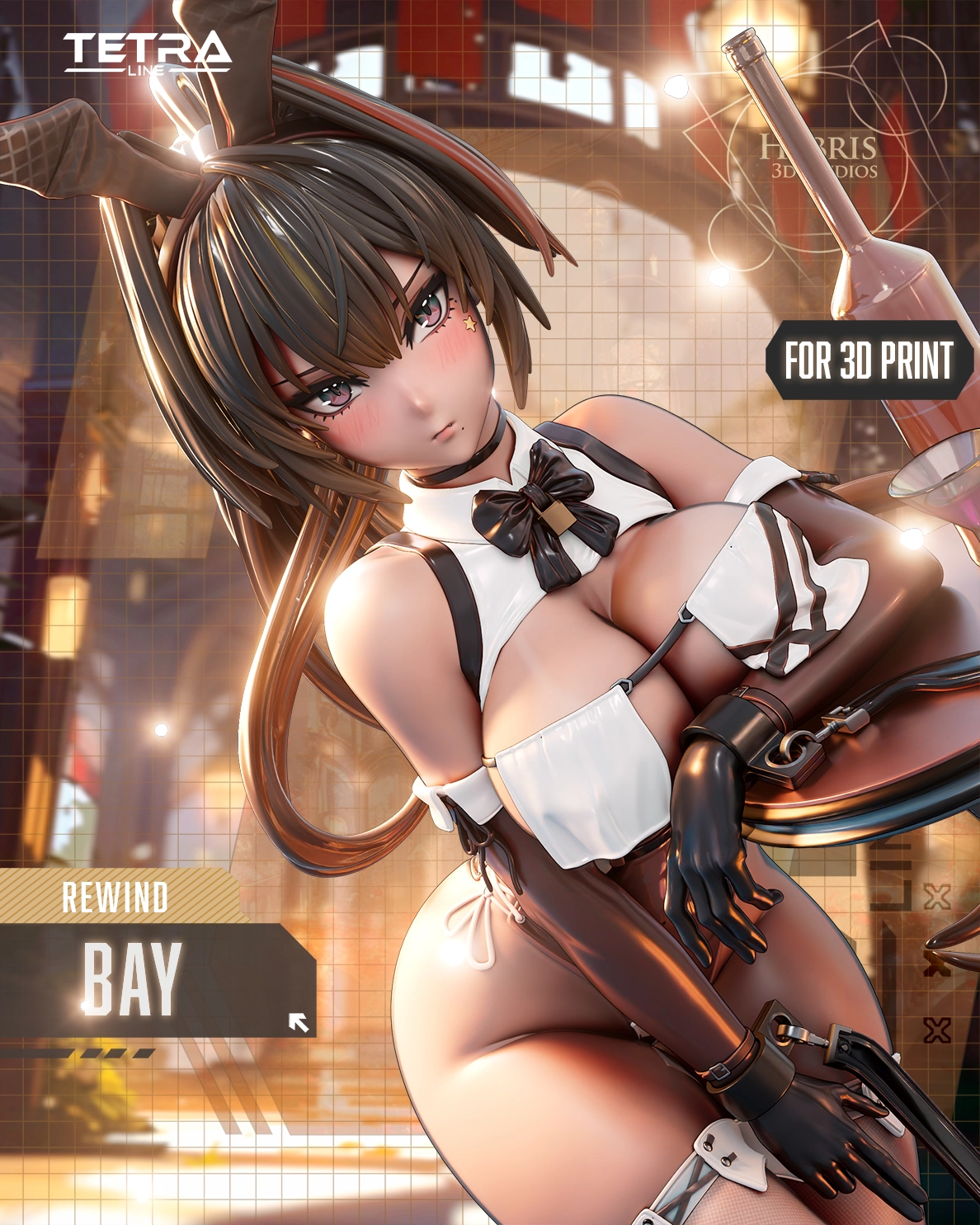 《胜利女神：妮姬》贝伊（Bay）兔女郎风格的酒保服